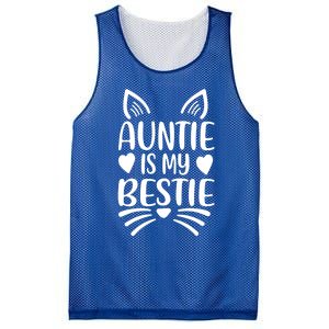 Auntie Is My Bestie My Favorite Aunt Gift Mesh Reversible Basketball Jersey Tank