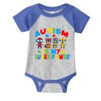 Autism Is My Super Power Superhero Autism Awareness Infant Baby Jersey Bodysuit