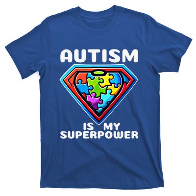 Autism Is My Superpower Superhero Gift T-Shirt