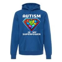 Autism Is My Superpower Superhero Gift Premium Hoodie