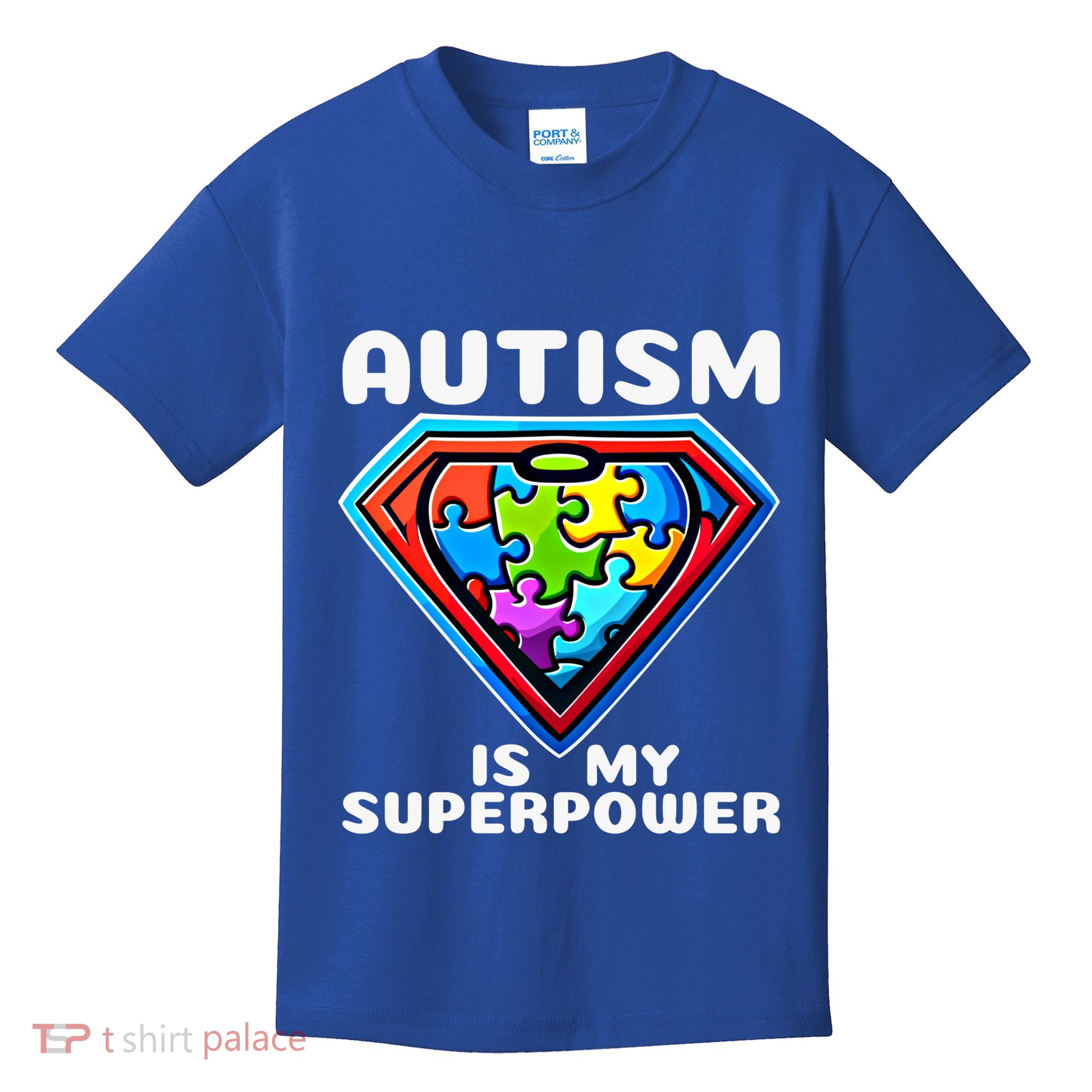 Autism Is My Superpower Superhero Gift Kids T-Shirt