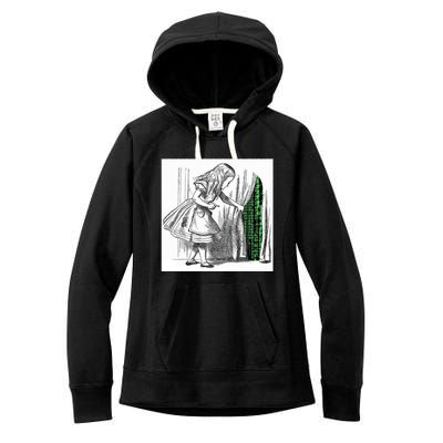 Alice In Matrix Women's Fleece Hoodie