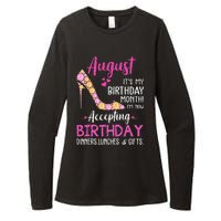 August It's my Birthday Month Mom Wife Gifts Womens CVC Long Sleeve Shirt