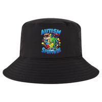 Autism Is My Superpower Dinosaur Autism Awareness 2025 Cool Comfort Performance Bucket Hat