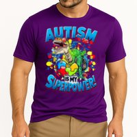 Autism Is My Superpower Dinosaur Autism Awareness 2025 Cooling Performance Crew T-Shirt