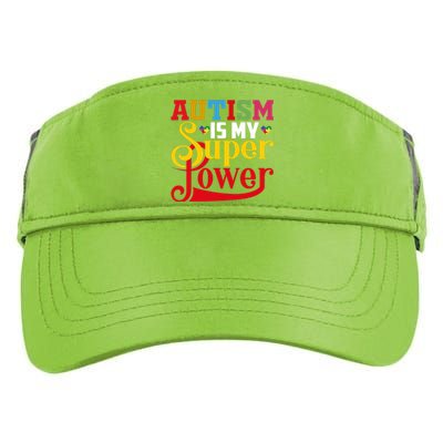 Autism Is My Super Power Autism Awareness Month Gift Adult Drive Performance Visor