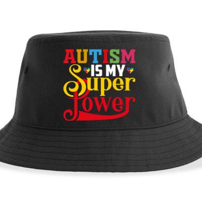 Autism Is My Super Power Autism Awareness Month Gift Sustainable Bucket Hat