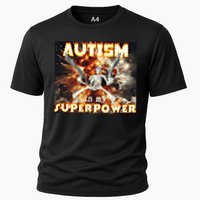 Autism Is My Supper Power Hard Skeleton Meme Oddly Specific Gift Performance Shirt