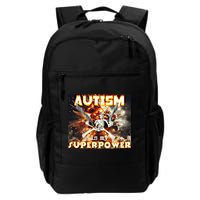 Autism Is My Supper Power Hard Skeleton Meme Oddly Specific Gift Backpack