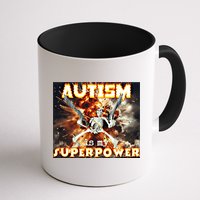 Autism Is My Supper Power Hard Skeleton Meme Oddly Specific Gift Mug