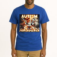 Autism Is My Supper Power Hard Skeleton Meme Oddly Specific Gift Tall T-Shirt