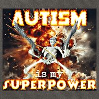 Autism Is My Supper Power Hard Skeleton Meme Oddly Specific Gift Cotton Canvas Backpack
