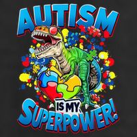 Autism Is My Superpower Dinosaur Autism Awareness 2025 Adult Drive Performance Visor