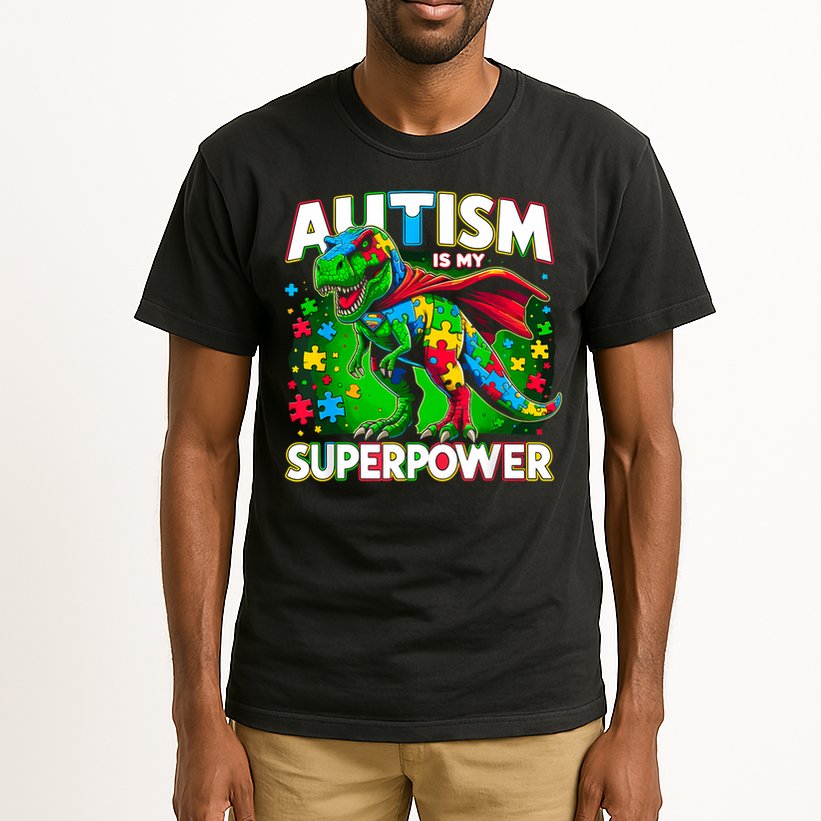 Autism Is My Superpower Autism Awareness Tall T-Shirt