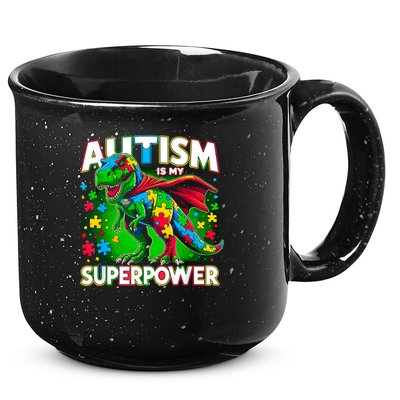 Autism Is My Superpower Autism Awareness 15oz Campfire Ceramic Mug