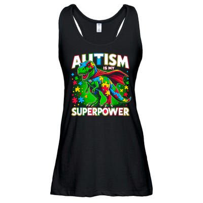Autism Is My Superpower Autism Awareness Ladies Essential Flowy Tank