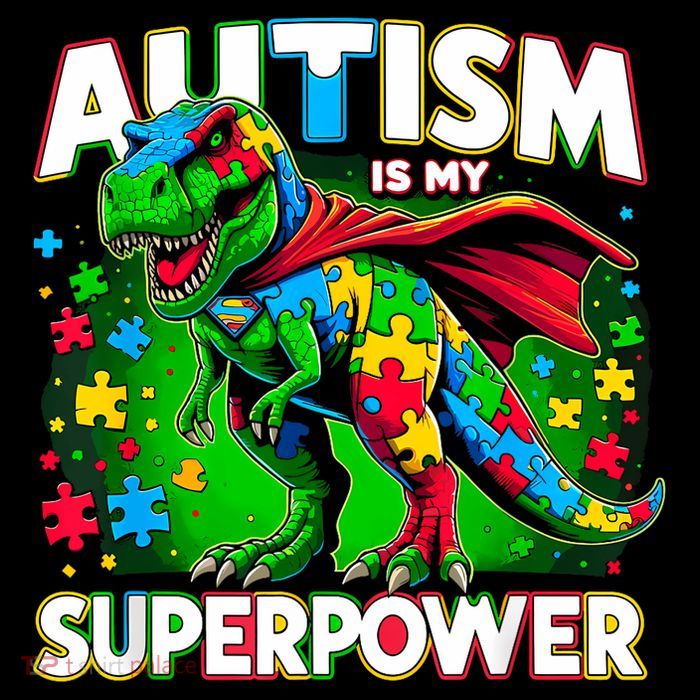 Autism Is My Superpower Autism Awareness 16 in Basic Backpack