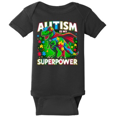 Autism Is My Superpower Autism Awareness Baby Bodysuit