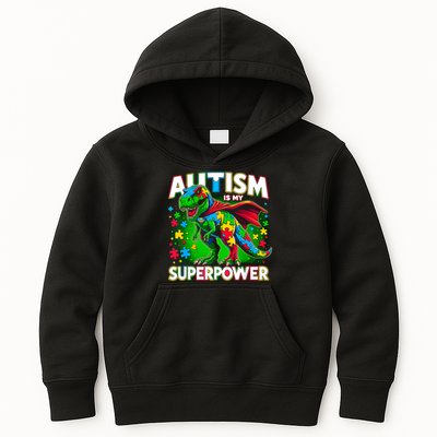 Autism Is My Superpower Autism Awareness Kids Hoodie