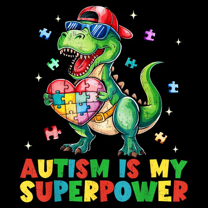 Autism Is My Superpower Funny Autism Awareness Flexfit Unipanel Trucker Cap