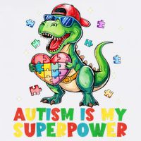 Autism Is My Superpower Funny Autism Awareness Garment-Dyed Sweatshirt