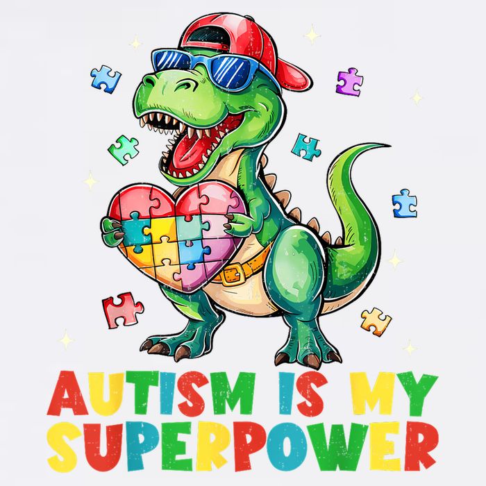 Autism Is My Superpower Funny Autism Awareness Garment-Dyed Sweatshirt