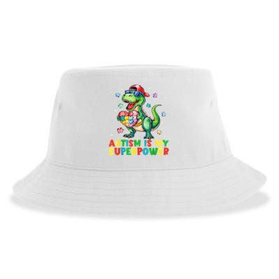 Autism Is My Superpower Funny Autism Awareness Sustainable Bucket Hat