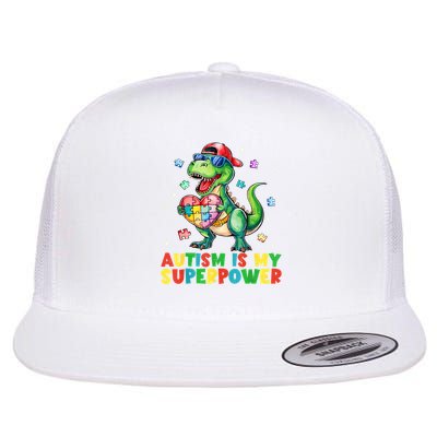 Autism Is My Superpower Funny Autism Awareness Flatbill Hat