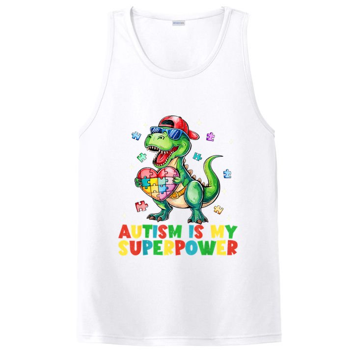 Autism Is My Superpower Funny Autism Awareness PosiCharge Competitor Tank