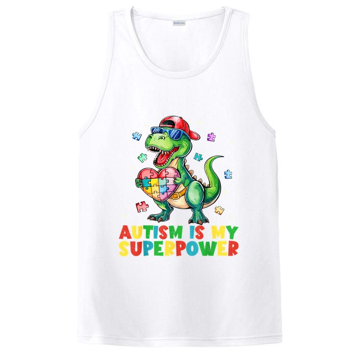 Autism Is My Superpower Funny Autism Awareness PosiCharge Competitor Tank