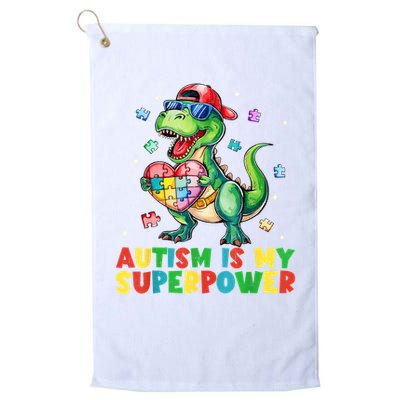 Autism Is My Superpower Funny Autism Awareness Golf Towel