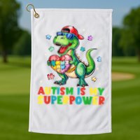 Autism Is My Superpower Funny Autism Awareness Golf Towel
