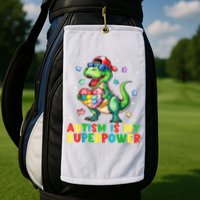 Autism Is My Superpower Funny Autism Awareness Golf Towel