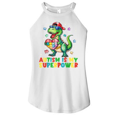 Autism Is My Superpower Funny Autism Awareness Women's Perfect Tri Rocker Tank