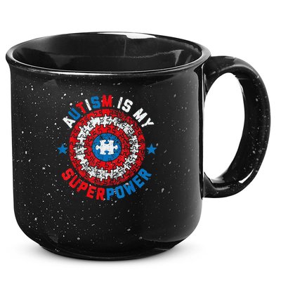 Autism Is My Superpower Autism Awareness Autistic 15oz Campfire Ceramic Mug
