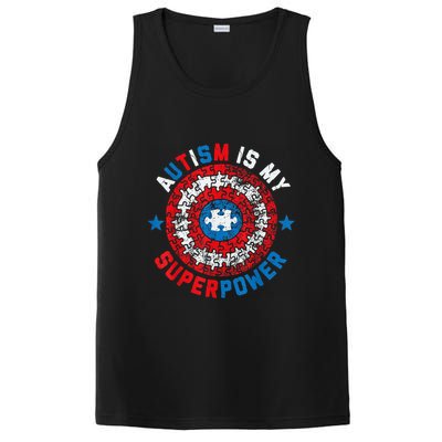 Autism Is My Superpower Autism Awareness Autistic PosiCharge Competitor Tank