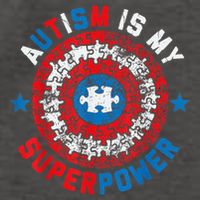 Autism Is My Superpower Autism Awareness Autistic Vector Backpack
