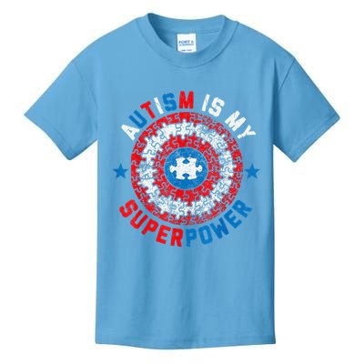 Autism Is My Superpower Autism Awareness Autistic Kids T-Shirt