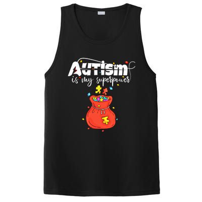 Autism Is My Superpower Superhero Great Gift Autism Awareness Gift PosiCharge Competitor Tank