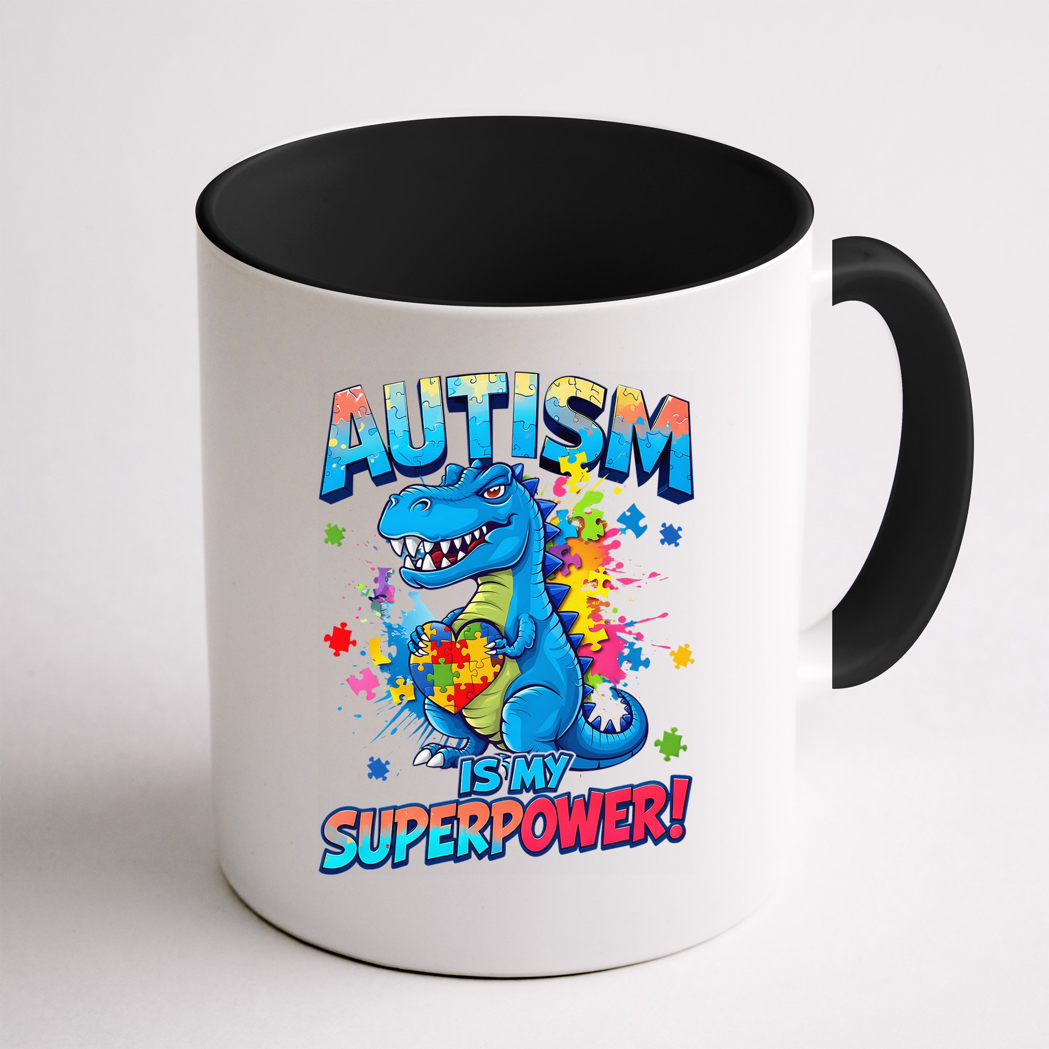 Autism Is My Superpower Dinosaur Autism Awareness Mug