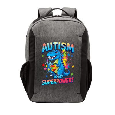 Autism Is My Superpower Dinosaur Autism Awareness Vector Backpack