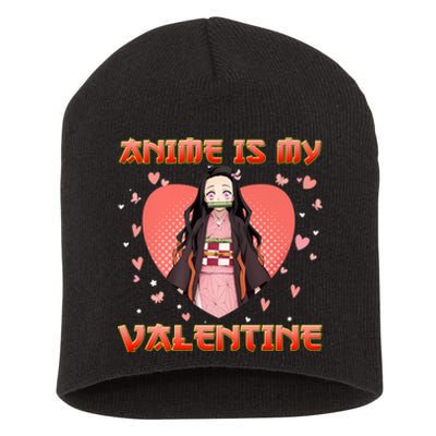 Anime Is My Valentine Vintage Cute Japanese Manga Arts Short Acrylic Beanie