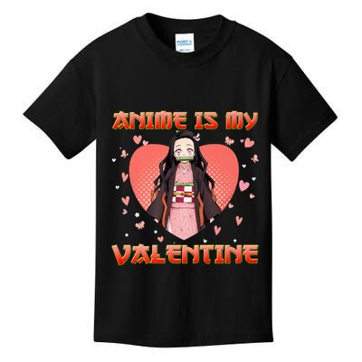 Anime Is My Valentine Vintage Cute Japanese Manga Arts Kids T-Shirt