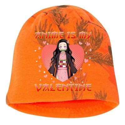 Anime Is My Valentine Vintage Cute Japanese Manga Arts Kati - Camo Knit Beanie