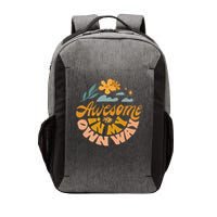 Awesome In My Own Way Motivational Tal Health Awareness 2025 Vector Backpack