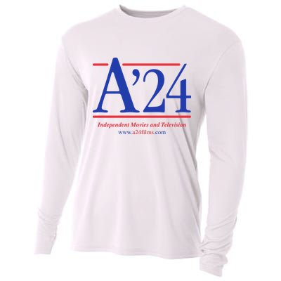 A24 Independent Movies And Television Cooling Performance Long Sleeve Crew