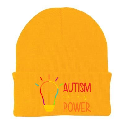 Autism Is My Power Autism Awareness Knit Cap Winter Beanie