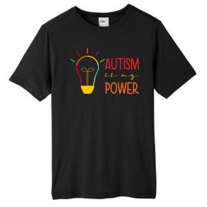 Autism Is My Power Autism Awareness Tall Fusion ChromaSoft Performance T-Shirt