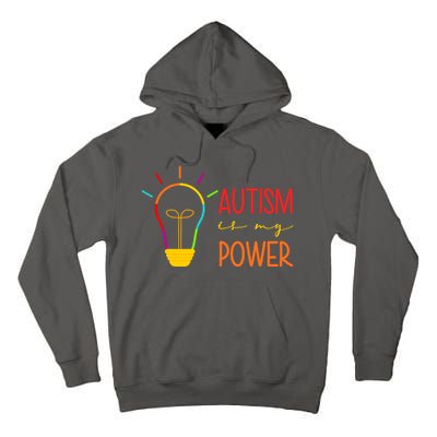 Autism Is My Power Autism Awareness Tall Hoodie