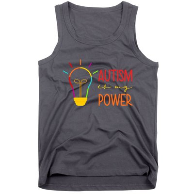 Autism Is My Power Autism Awareness Tank Top